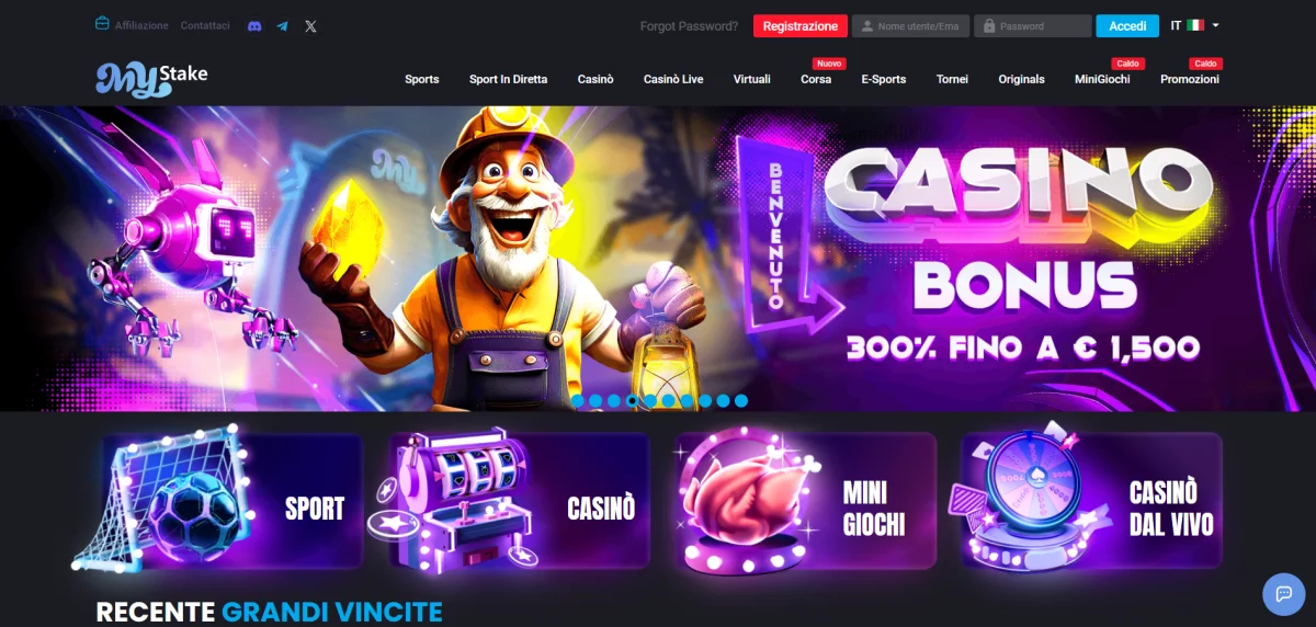 Mystake casino Italia
